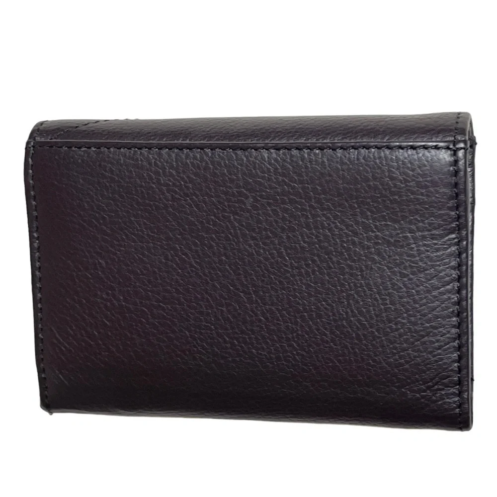 UK Springvale Brown Genuine Leather Fold Wallet w/ Multiple Pockets & Slots